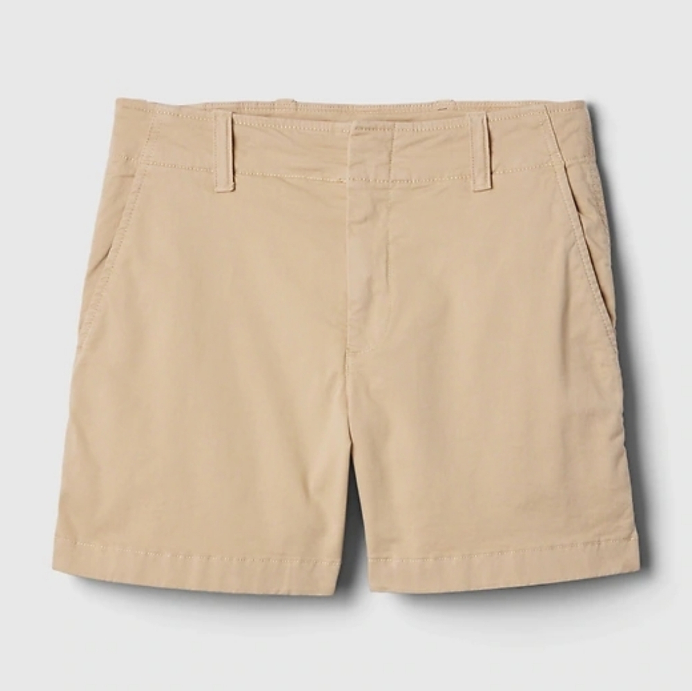 Gap GAP 4" Downtown Khaki Shorts  Size 16 Sand Khaki Tan
